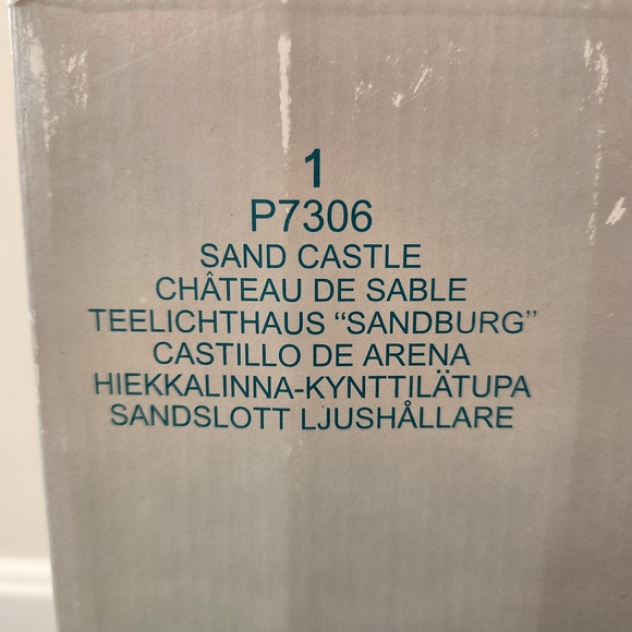 PartyLite Sandcastle #P7306 Tealight Candle Holder With Original Box & Packaging - Picture 13 of 16